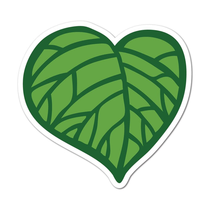 Leaf Heart Sticker Decal