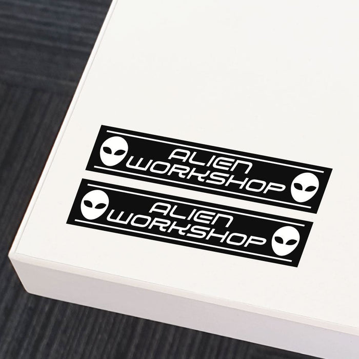 2X Workshop For Aliens Sticker Decal