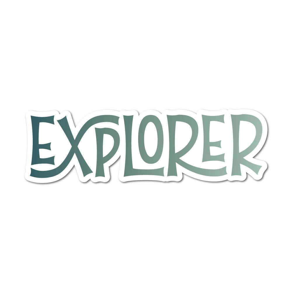 Explorer Icon Sticker Explorer Sticker Decal | Travel Stickers - Sticker Collective