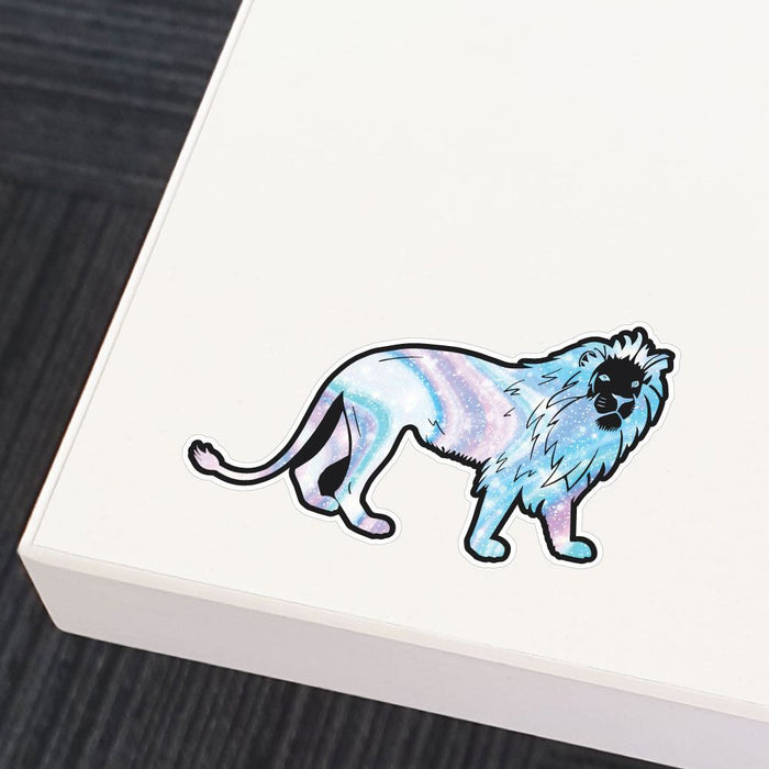 Trippy Lion Sticker Decal