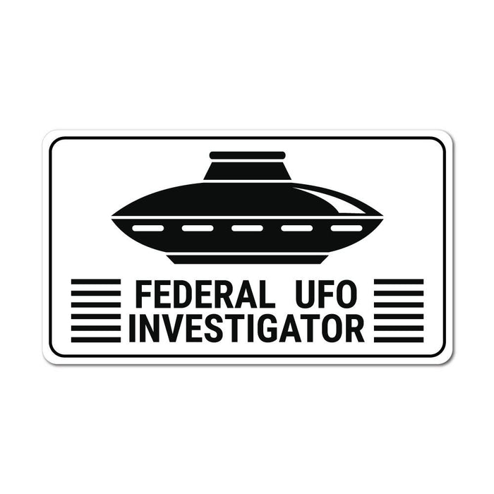 Federal Ufo Investigator Sticker Decal