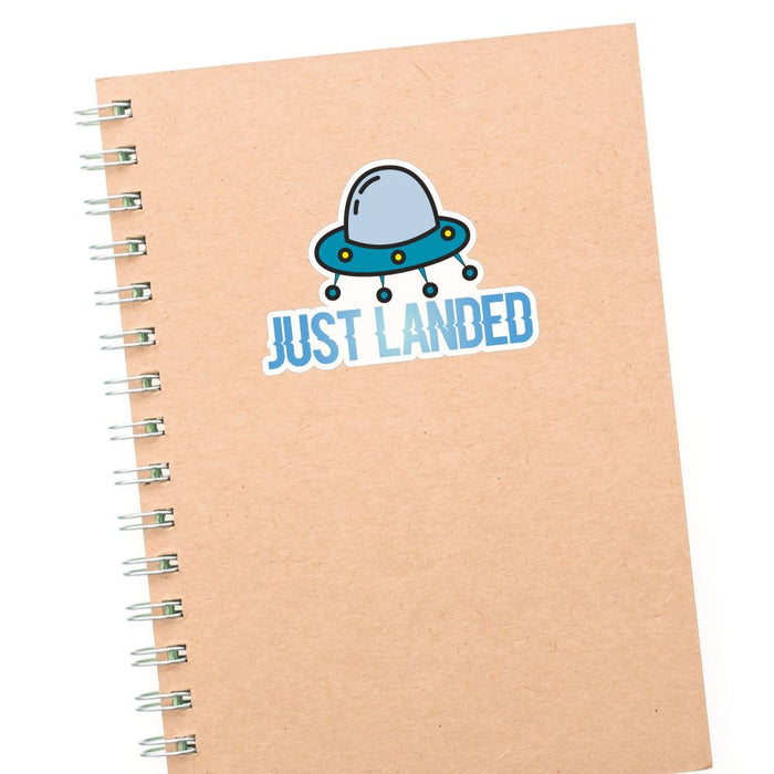 Ufo Landed Sticker Decal