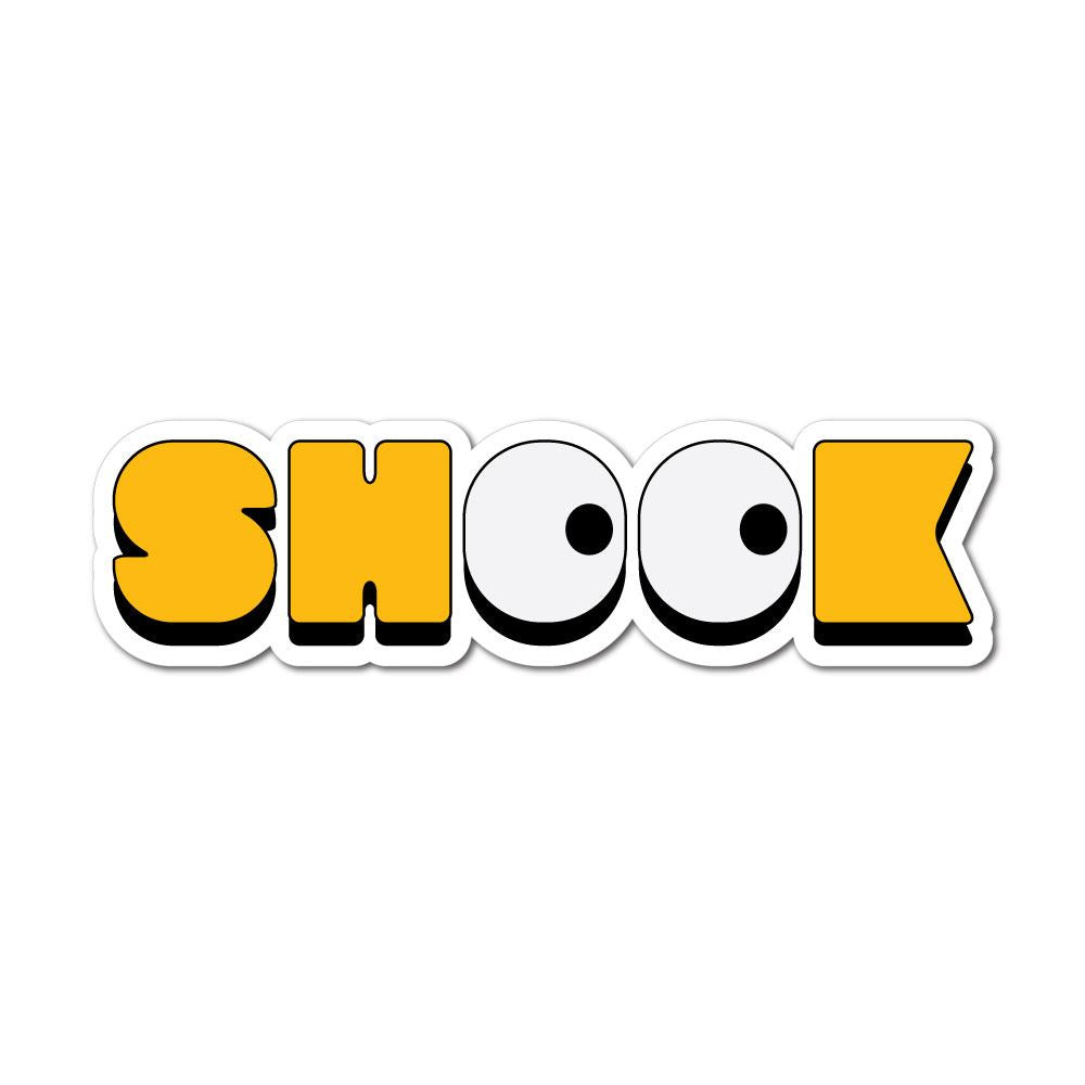 Shook Sticker Decal | Funny Stickers - Sticker Collective