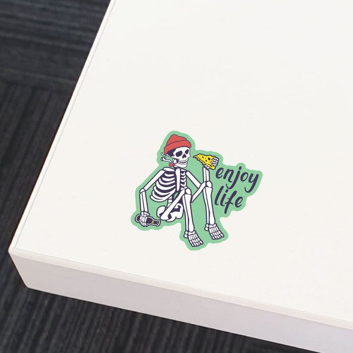 Skeleton Enjoy Life Sticker Decal
