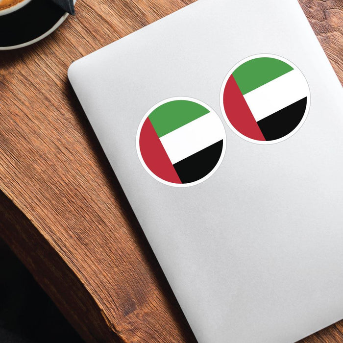 United Arab Emirates Flag X2 Sticker Decal