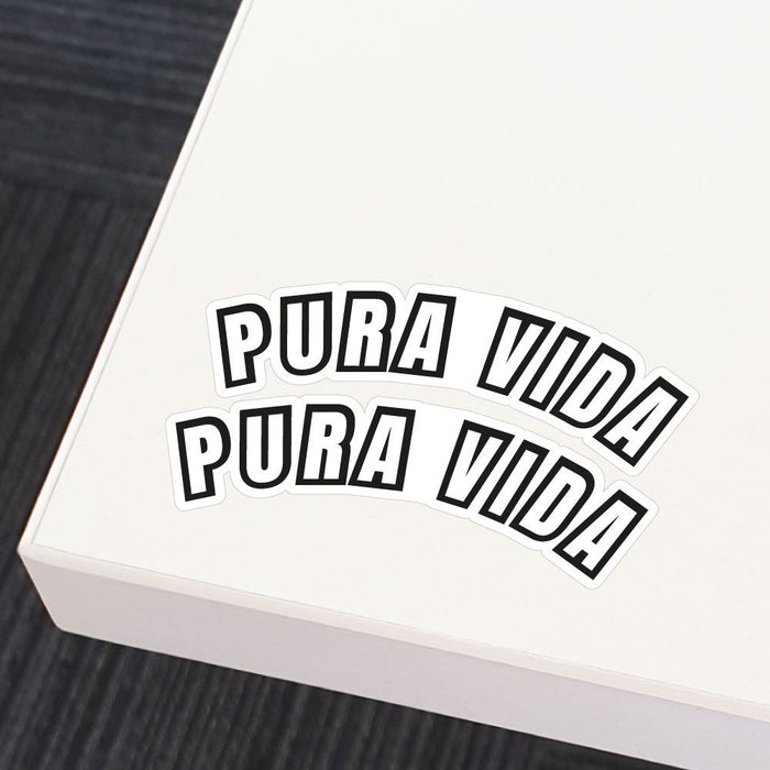 Pura Vida Costa Rica X2 Sticker Decal