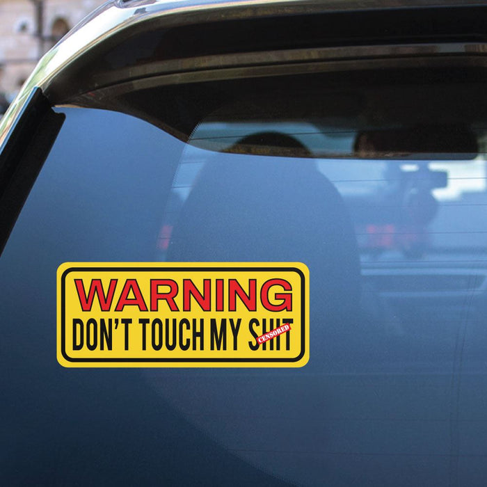 Do Not Touch Sticker Decal