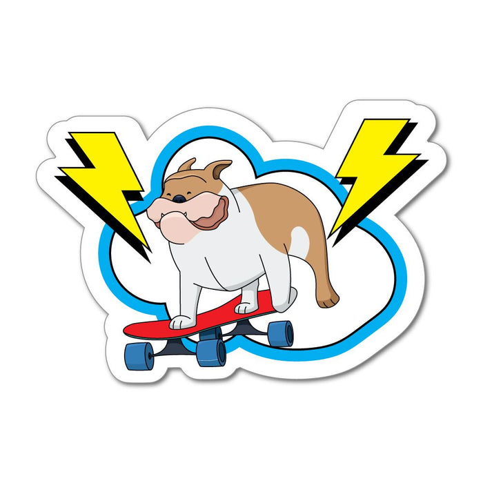Turbo Doggo Skateboard Dog Awesome Cool Car Sticker Decal