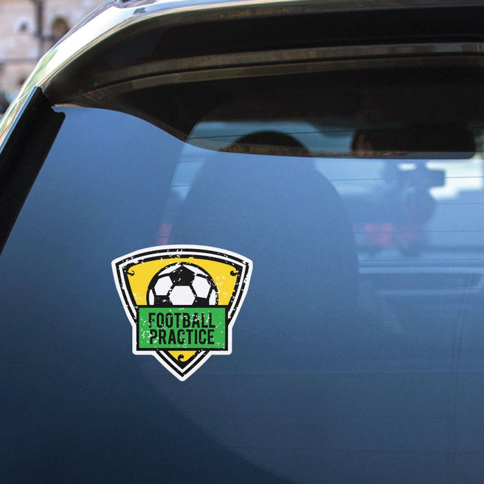 Football Practice Sticker Decal