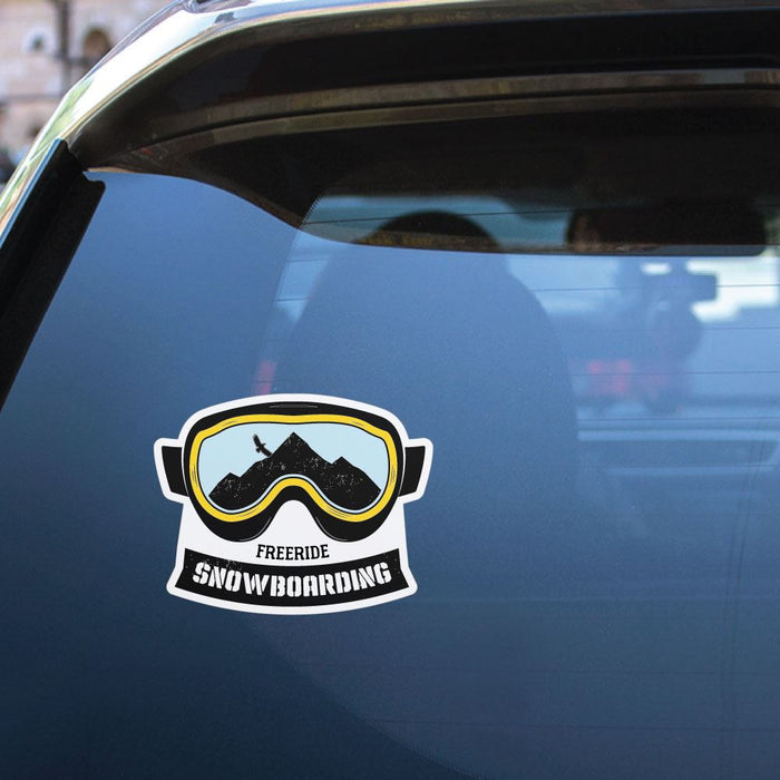 Freeride Snowboarding Sticker Decal