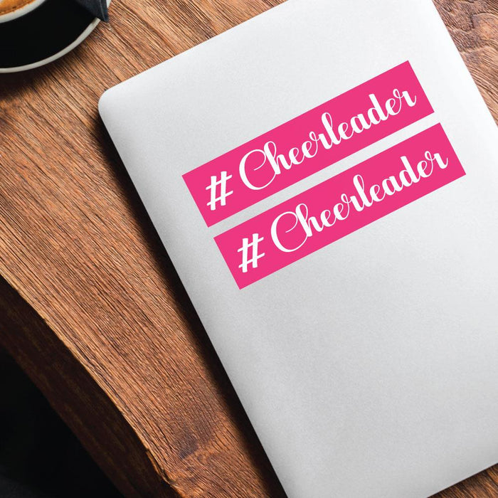 2X Cheerleader Sticker Decal