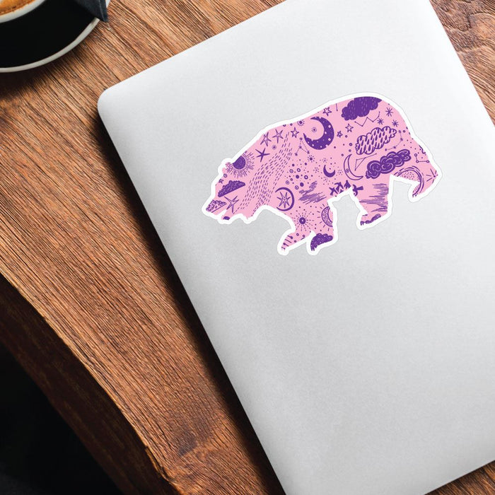Space Bear Sticker Decal