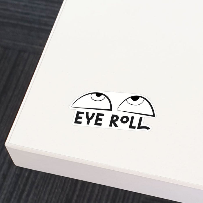 Eye Roll Sticker Decal