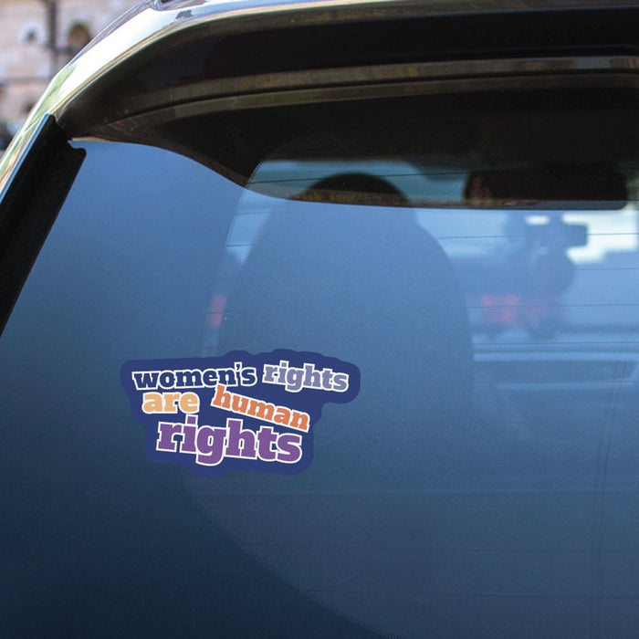 Womens Rights Are Human Rights Sticker Decal