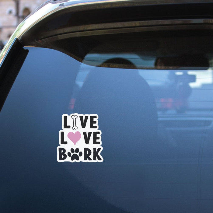 Live Love Bark Sticker Decal