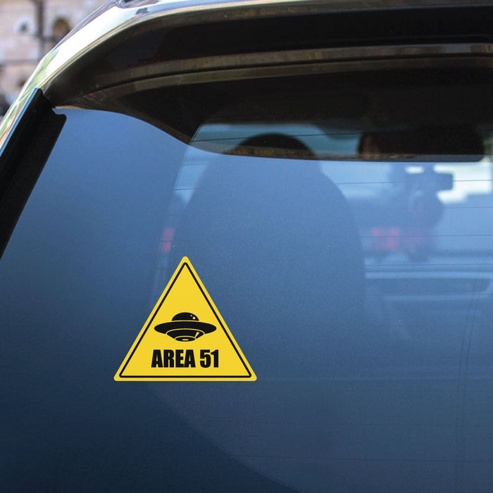 2X Area 51 Sign Sticker Decal