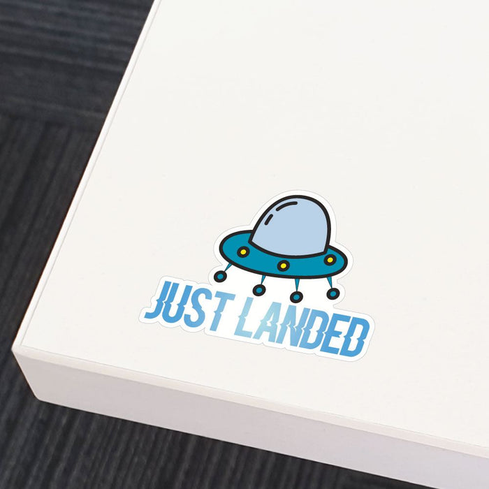 Ufo Landed Sticker Decal