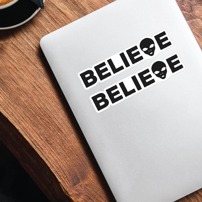 2X Believe In Aliens Sticker Decal