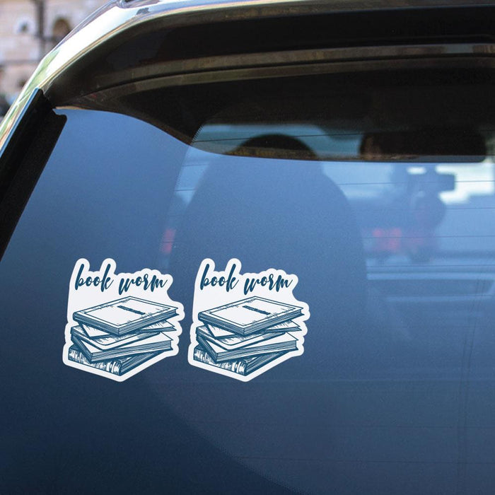 2X Book Nerd Sticker Decal