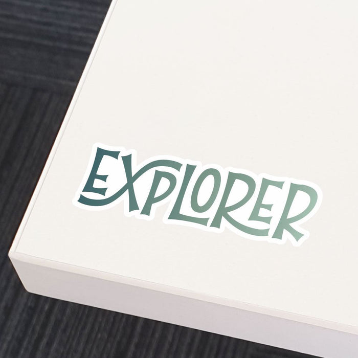 Explorer Icon Sticker Explorer Sticker Decal | Travel Stickers - Sticker Collective
