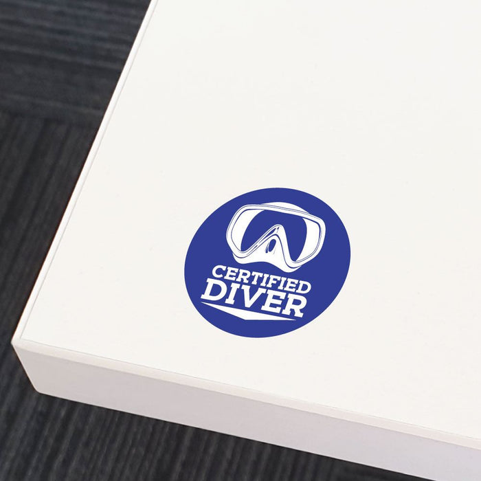 Certified Diver Sticker Decal