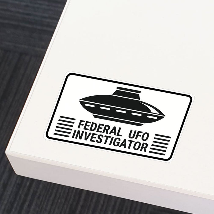 Federal Ufo Investigator Sticker Decal