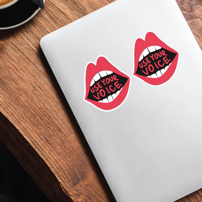 2X Use Your Voice Sticker Decal