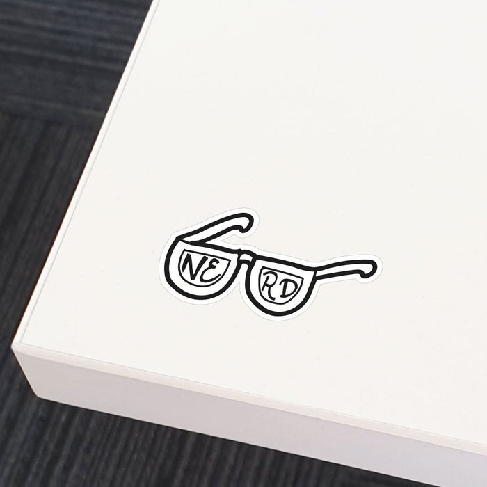Nerd Sticker Decal | Geek Stickers - Sticker Collective