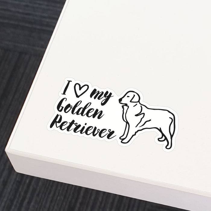 Golden Ririverer Sticker Golden Retriever Sticker Decal | Pets & Animals Stickers - Sticker ...