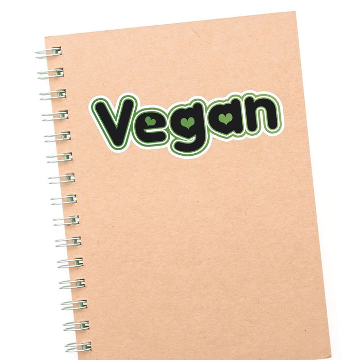 Love Vegan Sticker Decal