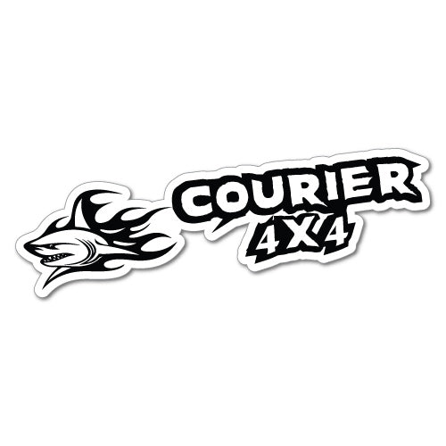 Shark Courier Sticker
