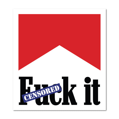 F#!K It Sticker | Brand Knock-offs Stickers - Sticker Collective