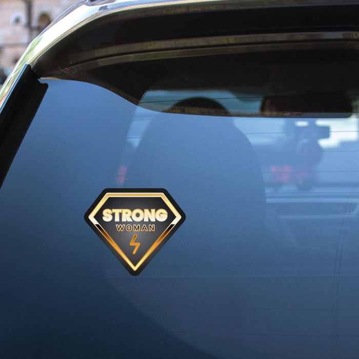 Strong Woman Diamond Sticker Decal