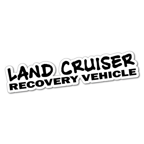 Recovery Vehicle Sticker Landcruiser Recovery Vehicle Sticker | 4WD Stickers - Sticker Collective