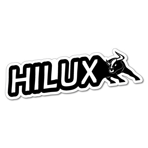 Running Bull Sticker For Hilux