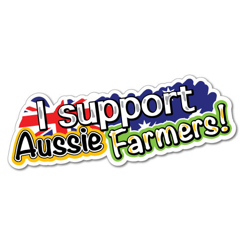 Support Farmers Sticker