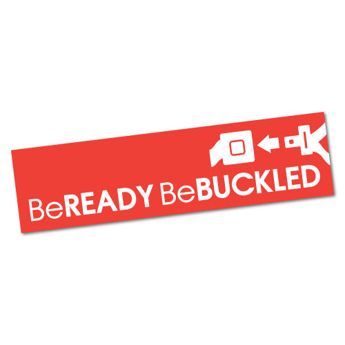 Be Buckled Sticker