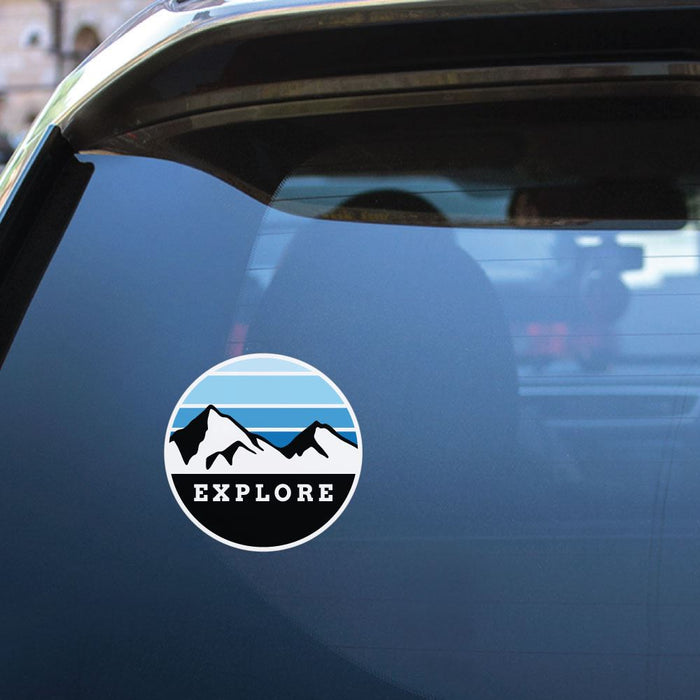 Explore Mountains Sticker Decal