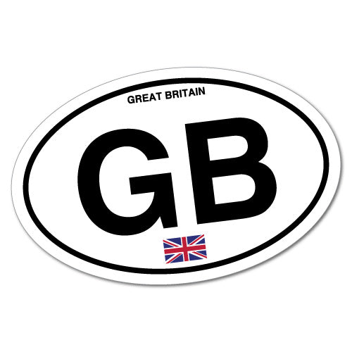 Great Britain Gb Country Code Sticker