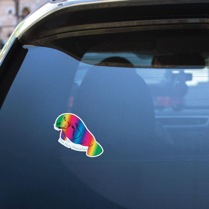 Oh The Hue-Manatee Sticker Decal