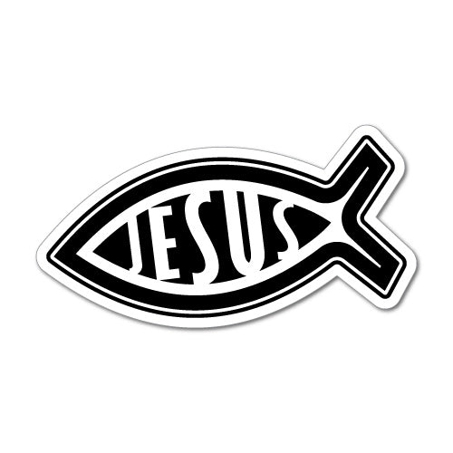 Jesus Fish Sticker
