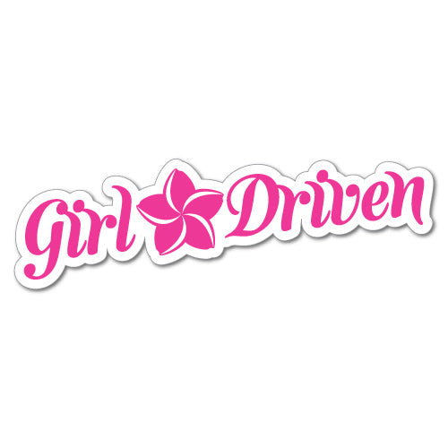 Girl Driven Sticker
