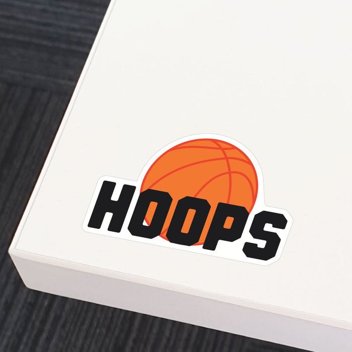 Basket Hoops Sticker Decal