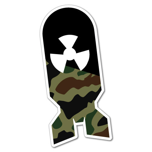Bomb Camo Sticker | JDM Stickers - Sticker Collective