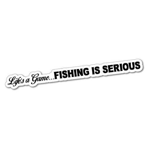 Life Is A Game Fishing Sticker