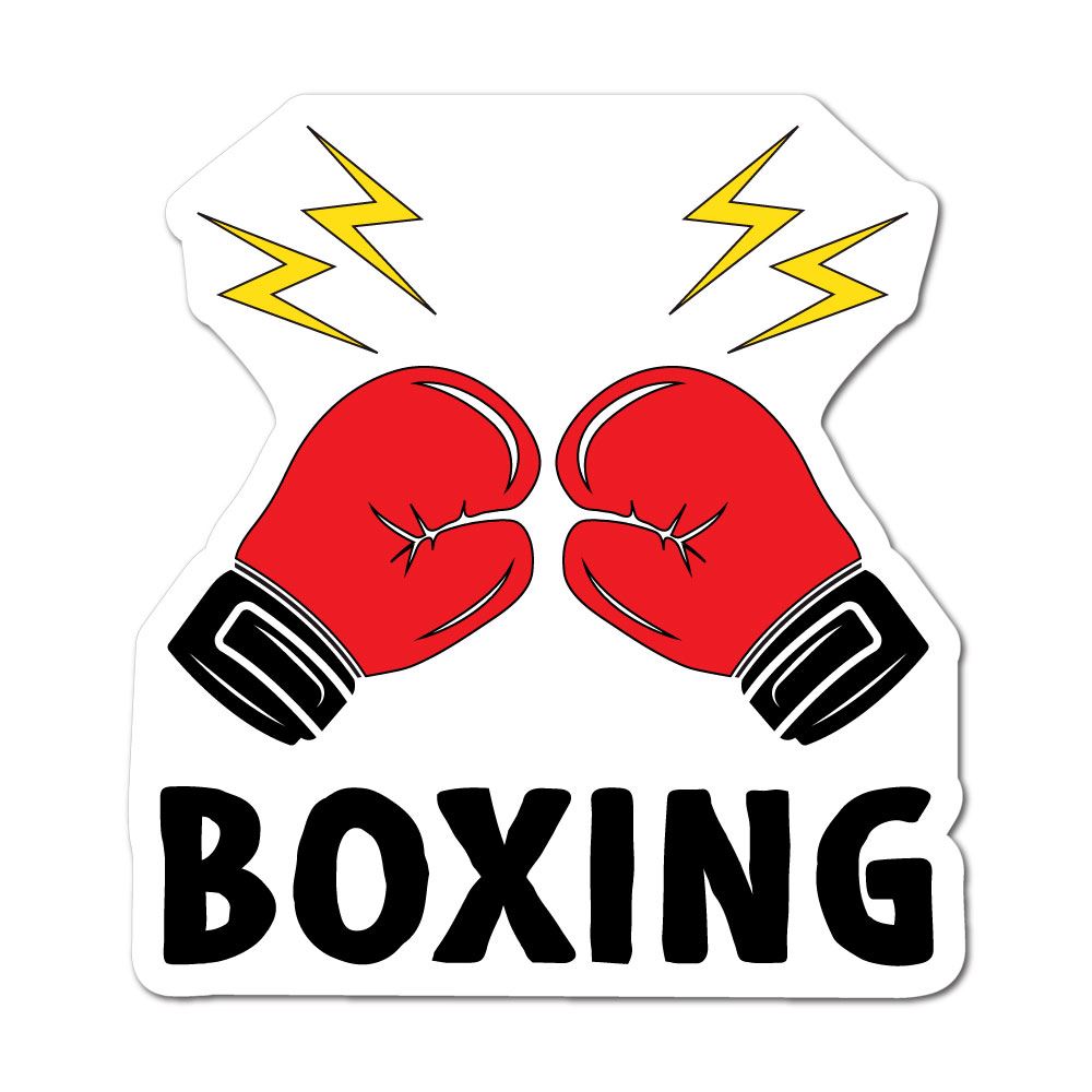 Boxing Sport Sticker Decal | Sport Stickers - Sticker Collective