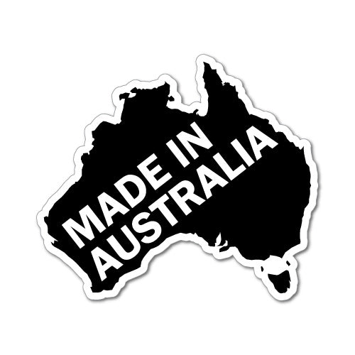 Made In Australia Continent Sticker