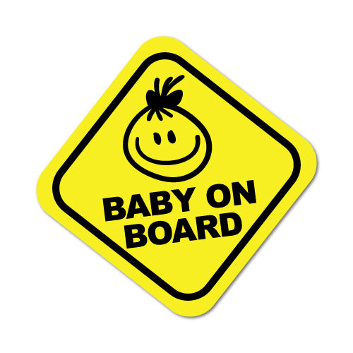 Baby On Board Girl Sticker