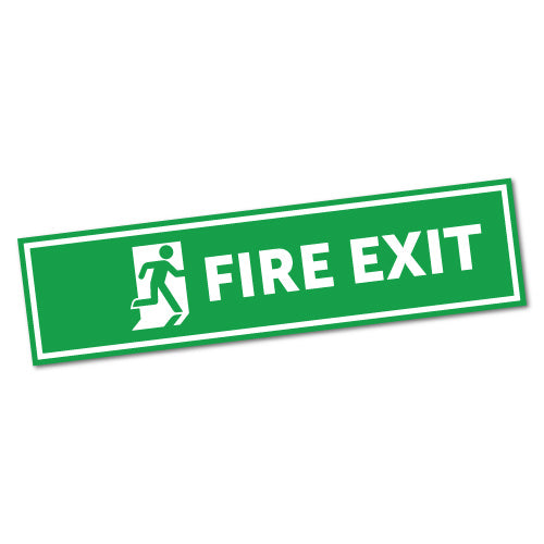 Fire Exit Sticker
