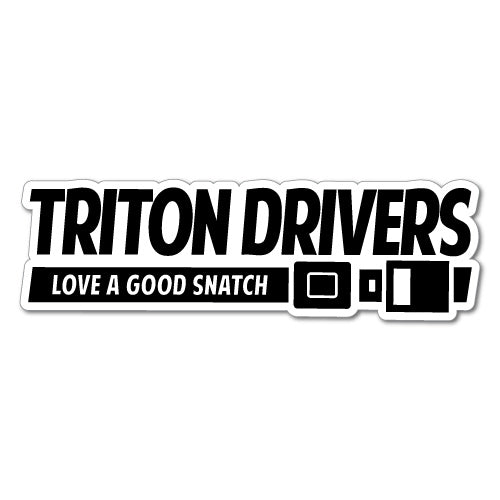 Triton Drivers Sticker